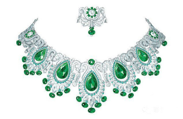 珠宝首饰 精美绝伦的设计，不一般的素描彩铅手绘